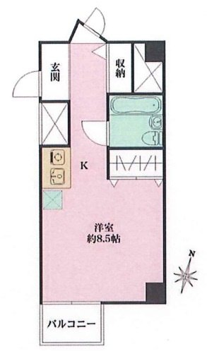 サイプレス北新宿の間取り
