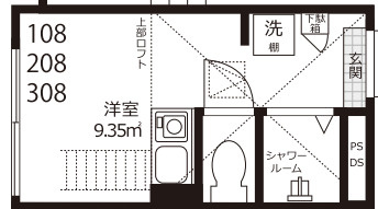 QUQURI Tokyo Shinjukuの間取り
