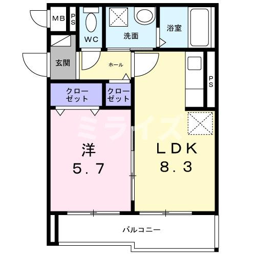 【間取り】 | エスポアール上山手
