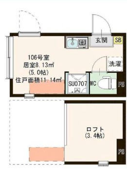ソラーレ新高円寺の間取り