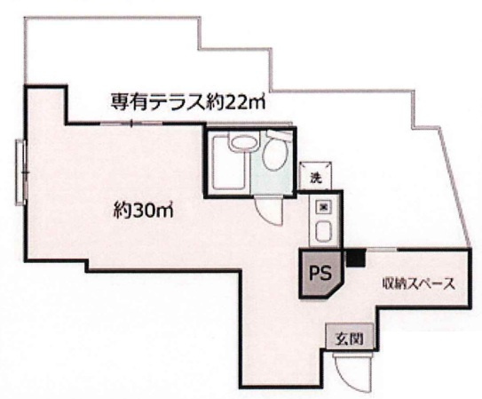 コーポ高田の間取り