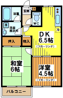 グリーンハウス3の間取り