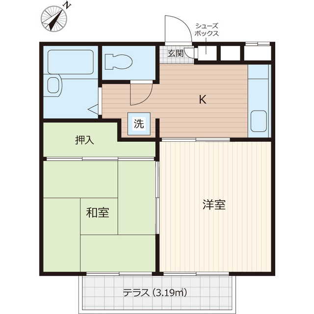 フラワーパレスの間取り