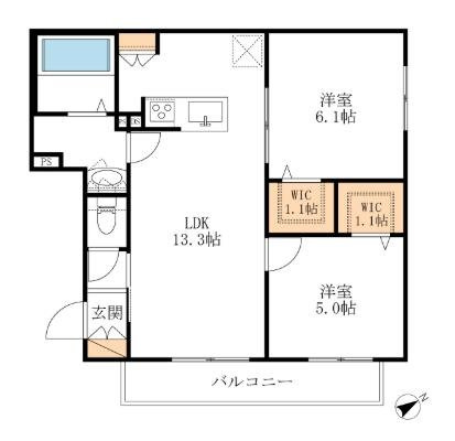 ※間取り図反転