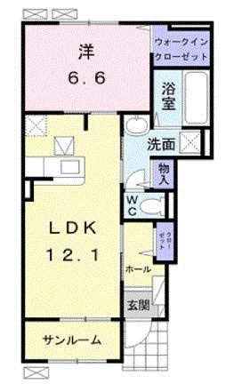 【間取り】 | プリムローズⅤ