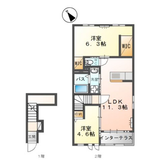 【間取り】 | Ａｔ５　Ｎｏｒｔｈ　ｌｉｖｅ