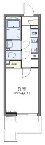【間取り】 | レオネクストラ　メイジュ天神橋 | 代表的な間取のため実際の間取とは異なる場合があります