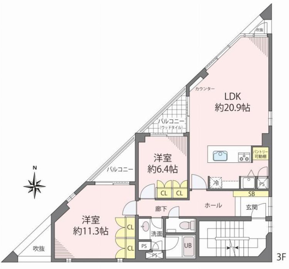 【間取り】 | メゾン・ド・リカ | 間取り図