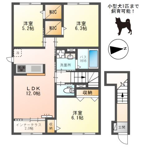 Etoile（エトワール）の間取り