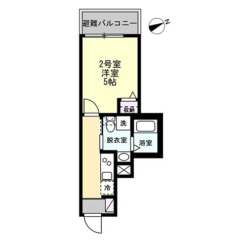 【間取り】 | ベイルーム県立大学Ⅱ