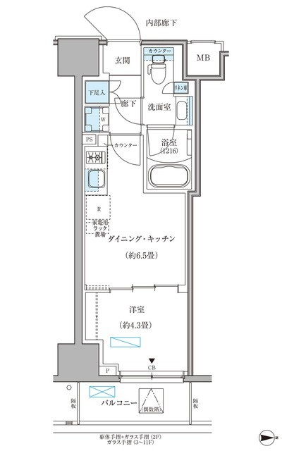パークアクシス住吉ガーデンスクエアの間取り