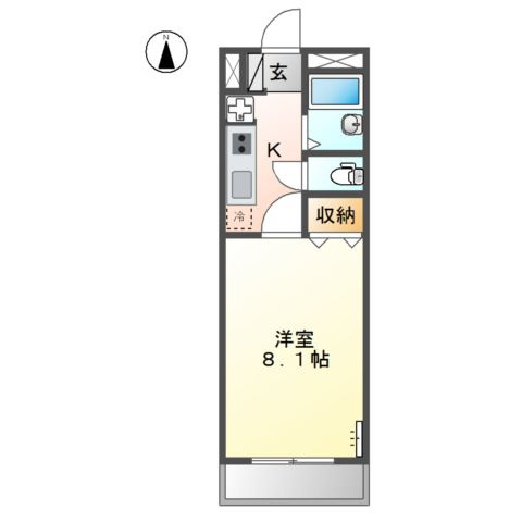 フローリィ麗の間取り