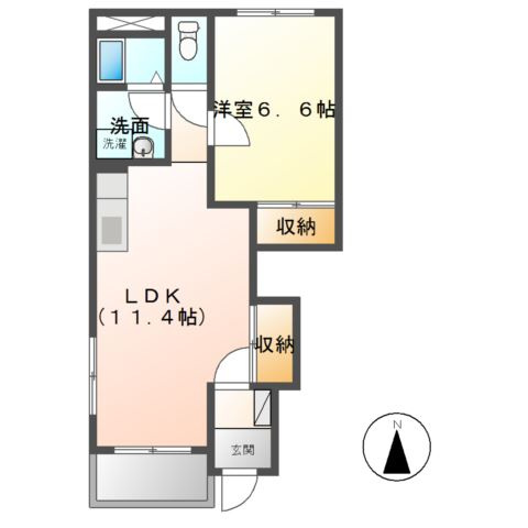 Pure　Riviereの間取り