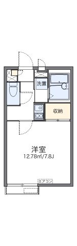 レオパレスＯＬＩＶＥⅡの間取り