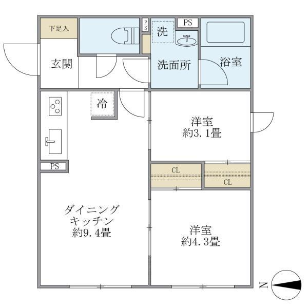 Ｄ’ｓ　ＶＡＲＩＥ練馬レジデンスの間取り