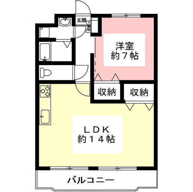 パンヴィラジュの間取り