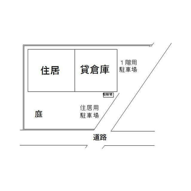 岐阜市領下の倉庫の外観