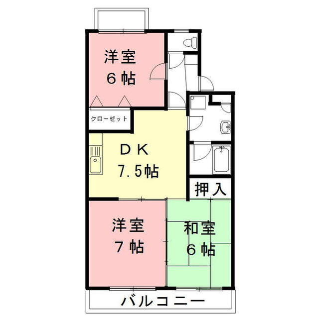 ドリーム　ヨシマチの間取り