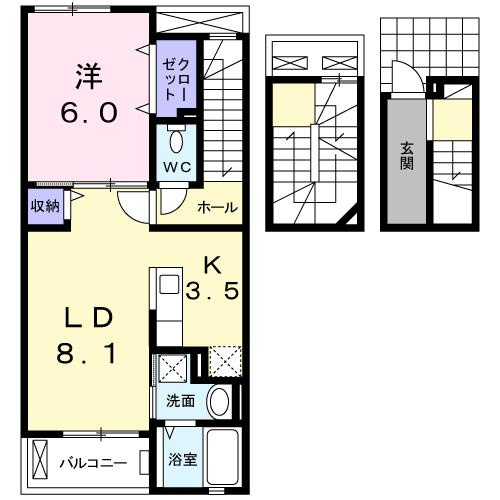 クイーン・ヒルズの間取り