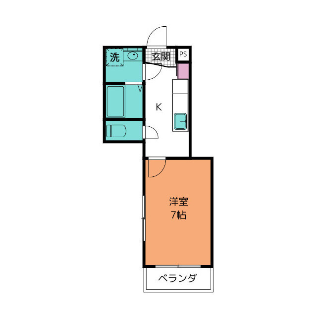 タイユール竹中の間取り