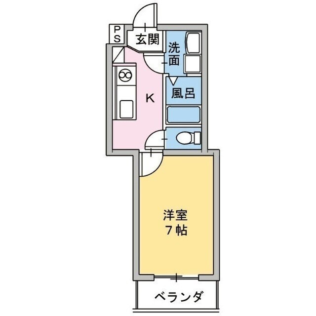 タイユール竹中の間取り