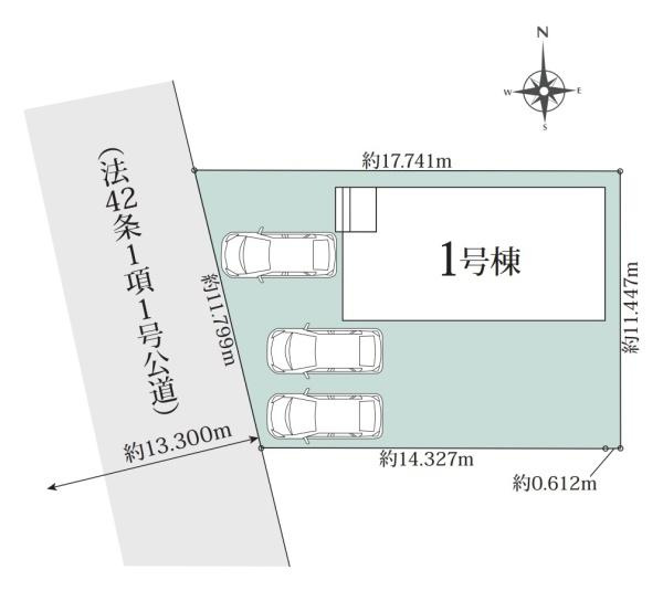 群馬県前橋市朝日が丘町01期の区画図|区画図