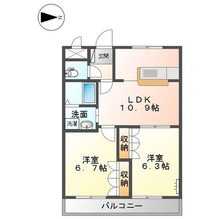 【間取り】 | メゾン　ドゥ　プロヴァンス