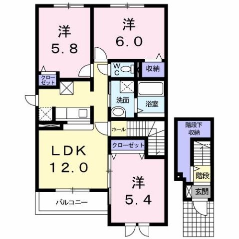 ＲＥＲＡ　Ⅰの間取り