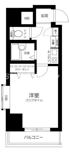 パークウェル三軒茶屋【おとり物件なし】#学生・社会人にオススメ！初期費用分割払いOK！の間取り