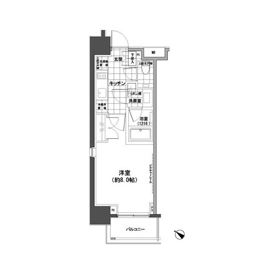 【間取り】 | パークハビオ人形町