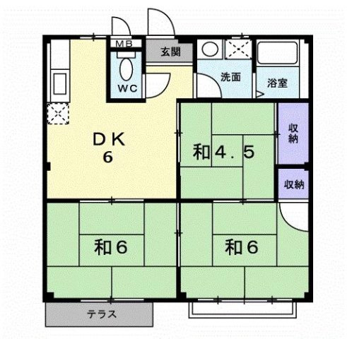【間取り】 | リバーサイドみうらⅡ