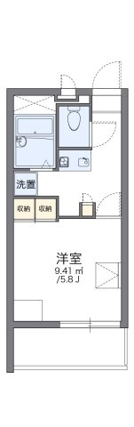 レオパレスＮＡＫＡＮＩＳＨＩの間取り
