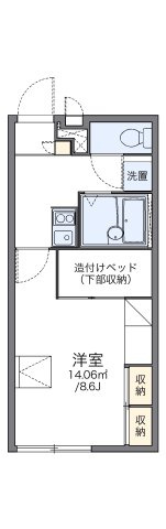 レオパレス純の間取り