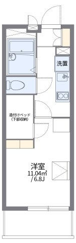 レオパレス大和田の間取り|代表的な間取のため実際の間取とは異なる場合があります