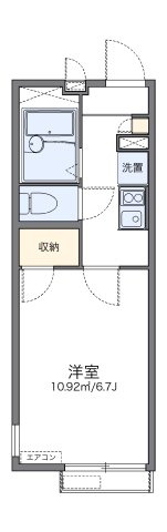 レオパレスメゾン　ド　アキの間取り