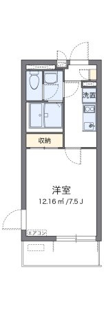 クレイノ清都Ⅲの間取り|代表的な間取のため実際の間取とは異なる場合があります