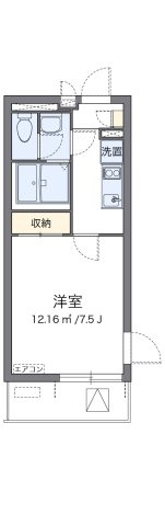 クレイノ清都Ⅲの間取り|代表的な間取のため実際の間取とは異なる場合があります
