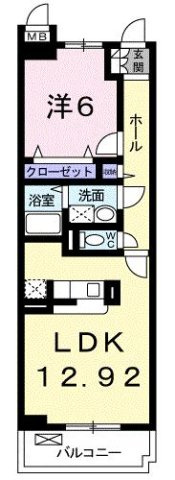 ジェルメＢの間取り