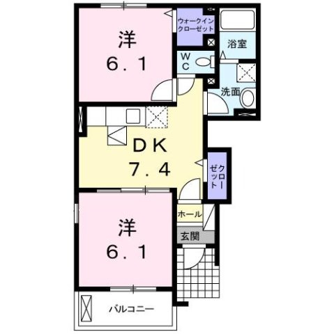 ボニートⅠの間取り
