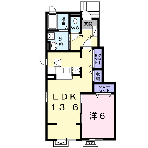 サンライズⅢの間取り