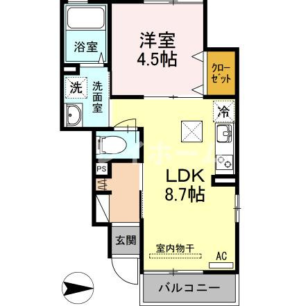 ブランシュ品川の間取り
