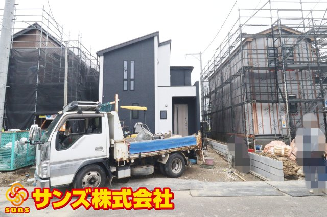 郡山市日和田町字南原　　　1号棟　　　日和田小学校、日和田中学区の外観|北側から見た外観
