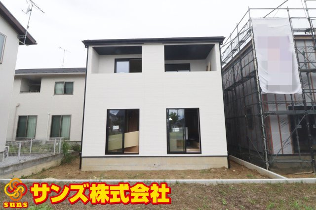 郡山市日和田町字南原　　　1号棟　　　日和田小学校、日和田中学区の外観|南側から見た外観