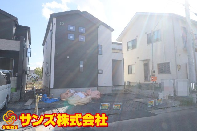 郡山市日和田町字南原　　　1号棟　　　日和田小学校、日和田中学区の外観|南側から見た外観
