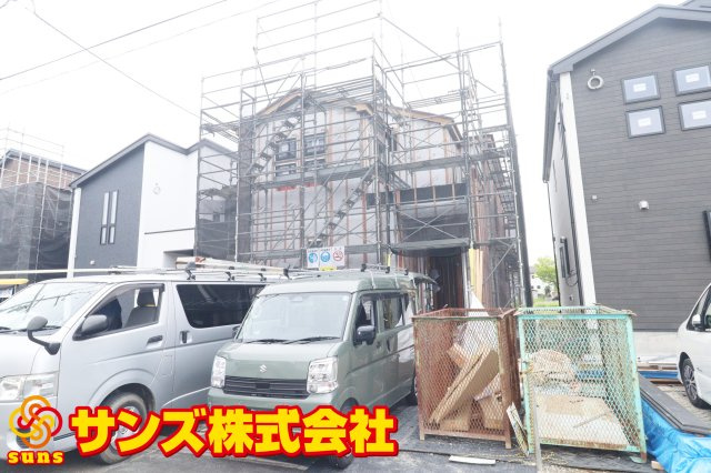 郡山市日和田町字南原　　　2号棟　　　日和田小学校、日和田中学区の外観|北西側から見た外観
