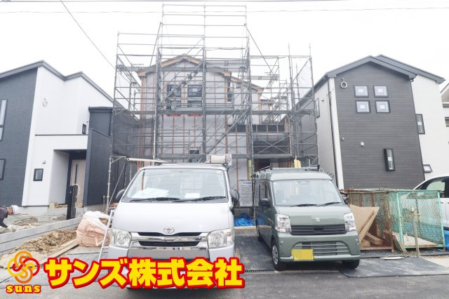 郡山市日和田町字南原　　　2号棟　　　日和田小学校、日和田中学区の外観|北側から見た外観