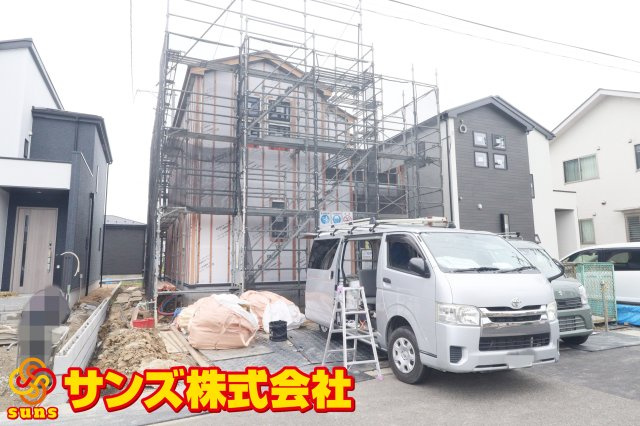 郡山市日和田町字南原　　　2号棟　　　日和田小学校、日和田中学区の外観|北東側から見た外観