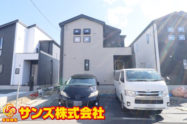 郡山市日和田町字南原　　　2号棟　　　日和田小学校、日和田中学区の外観|南東側から見た外観