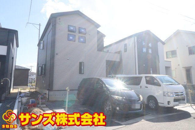 郡山市日和田町字南原　　　2号棟　　　日和田小学校、日和田中学区の外観|南側から見た外観