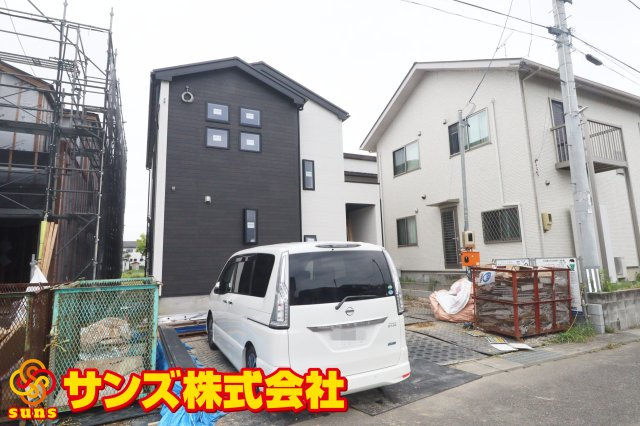 郡山市日和田町字南原　　　３号棟　　　日和田小学校、日和田中学区の外観|北東側から見た外観